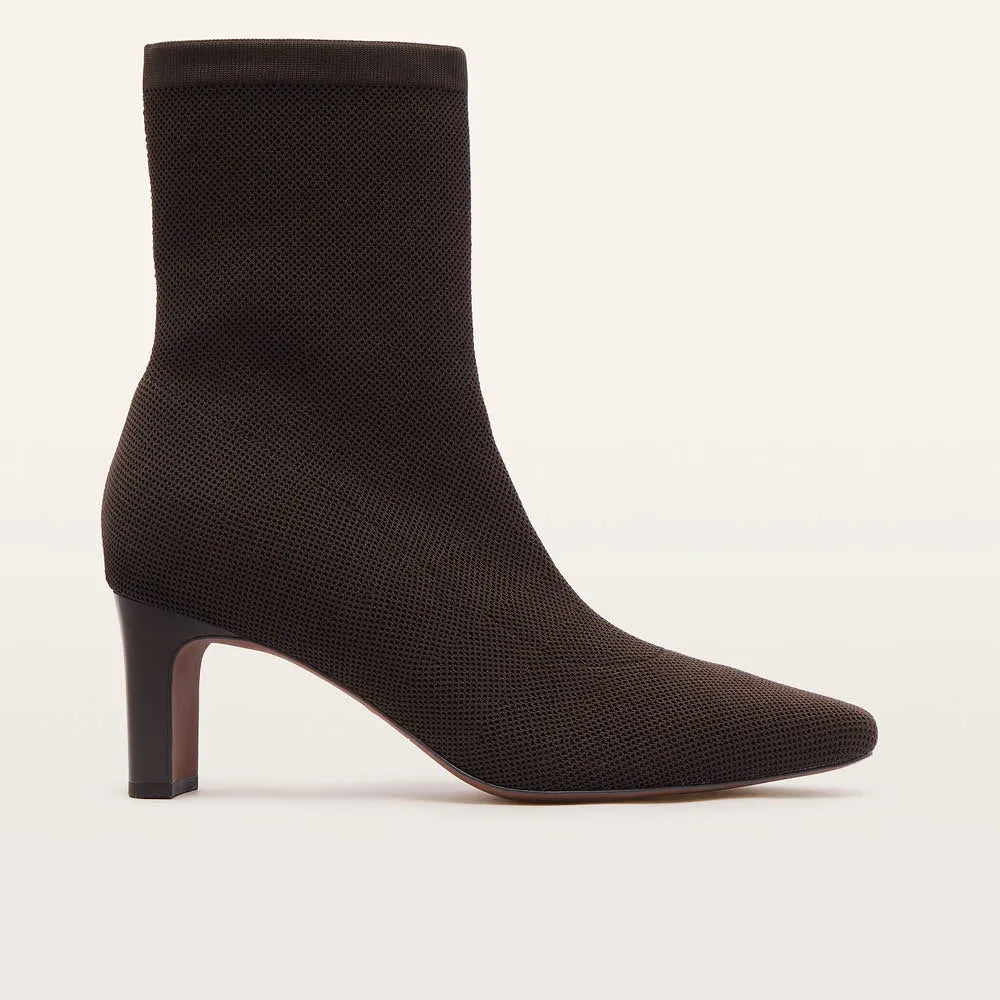 FRANKiE4 II MELROSE Knit Boot - Choclate