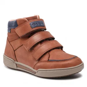 Geox J Poseido Cognac/Blue