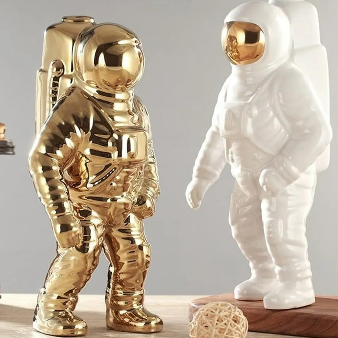GOLD ASTRONAUT STATUE