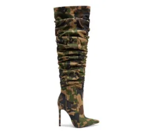 Greer Camo Stiletto Boots
