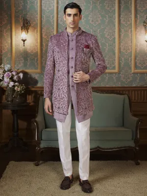 Heavily Embroidered Onion Indo Western