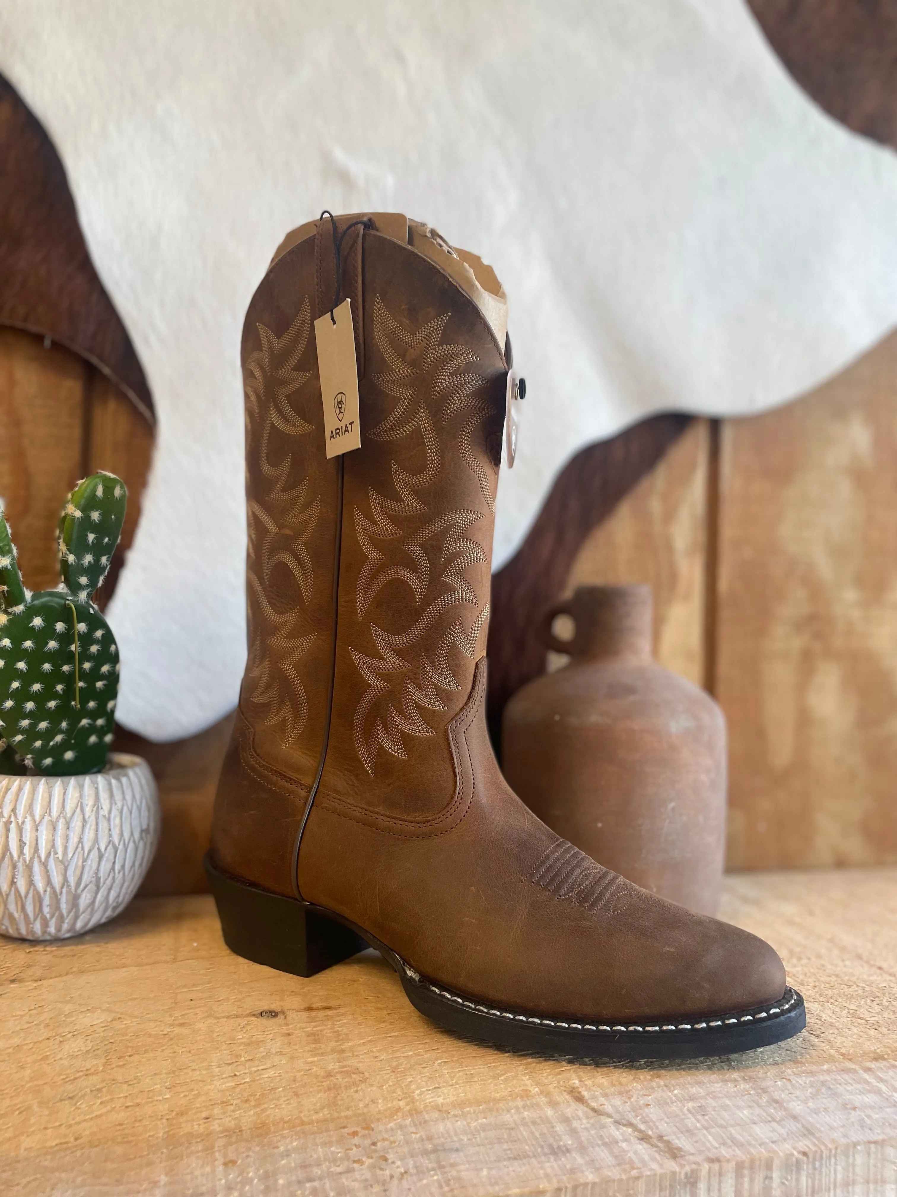 Heritage R Toe Western Boot -Mens