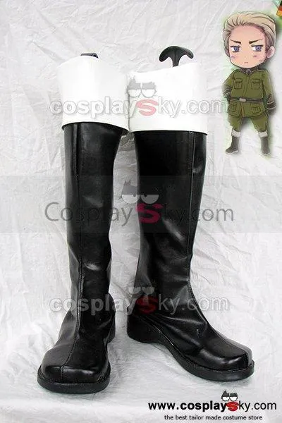 Hetalia: Axis Powers Germany Cosplay Boots Shoes