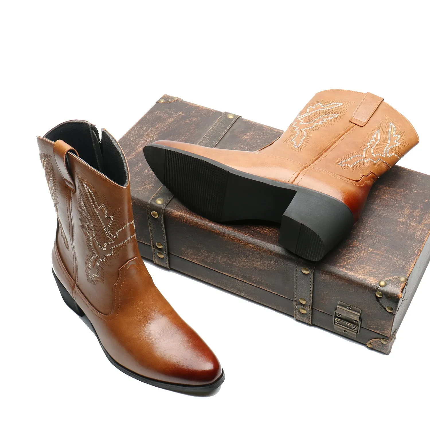 High Heel Cowboy Boots for Men