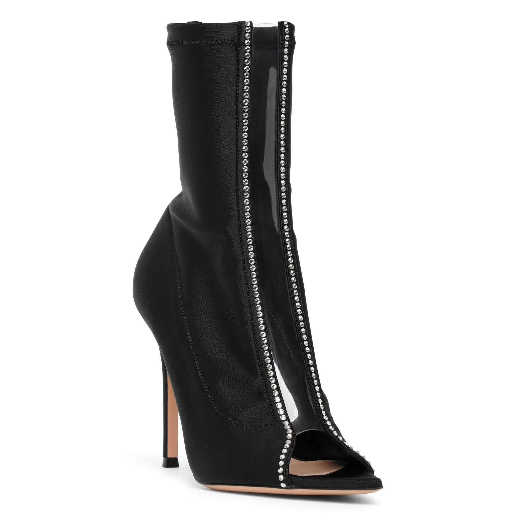 Hiroko black crystal boots