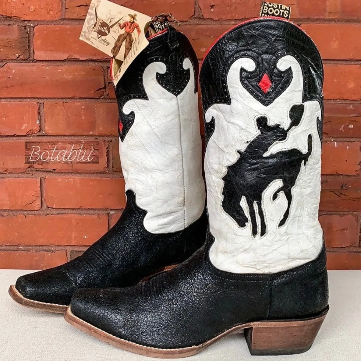 JUSTIN Vintage Collection Rodeo Cowboy Western Boots