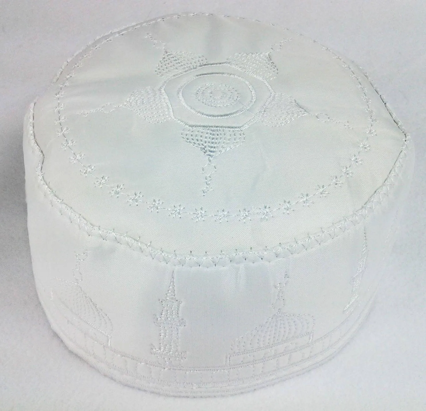 Kofi Topi Tupi Embroidery Cap Hat Muslim Islam Mens Size 56-58