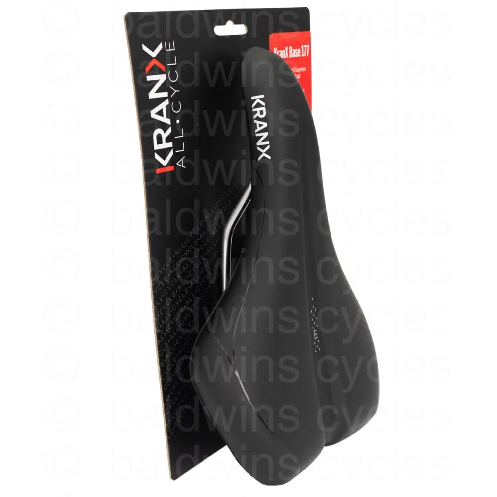 KranX Base 177 City & Trekking Saddle in Black