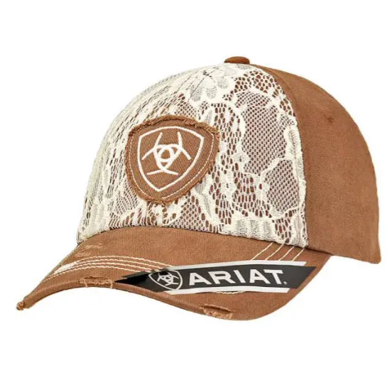 Ladies Ariat Distressed Laced Cap