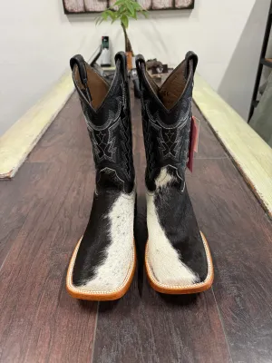 Ladies Cowhide-Bl/Wh