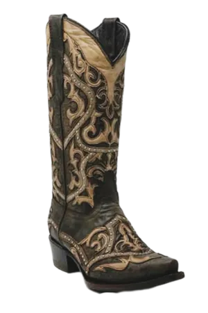 Ladies Wildflowers Yoakam Western Boot