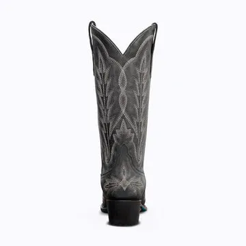 Lane Lexington Distressed Jet Black Boots