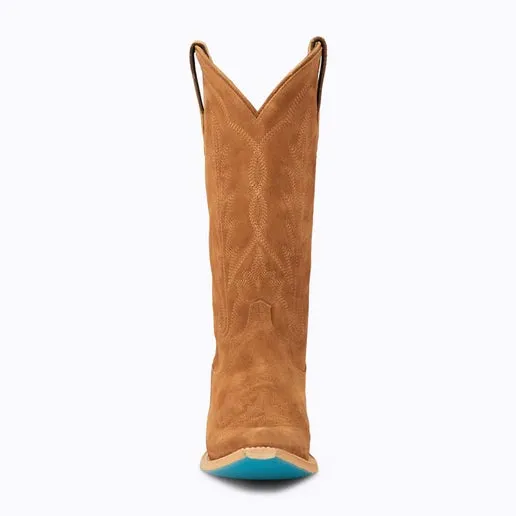 Lane Lexington Western Boots in Toffee Suede
