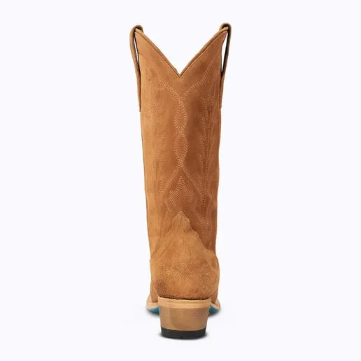 Lane Lexington Western Boots in Toffee Suede