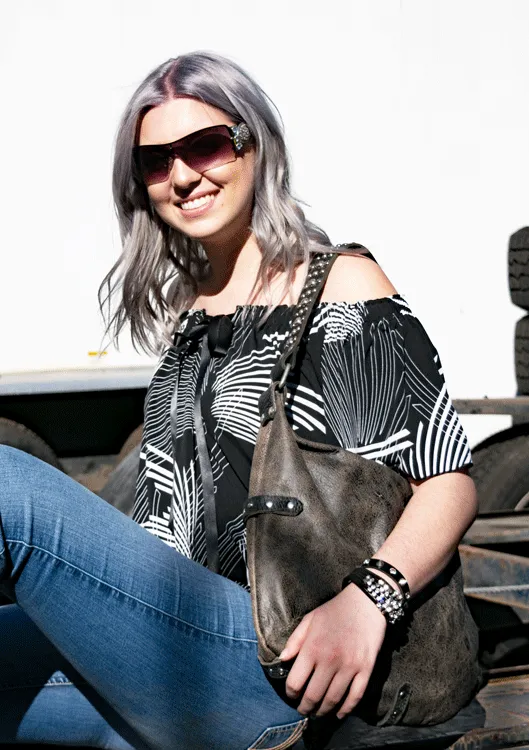 Leather Western Purse