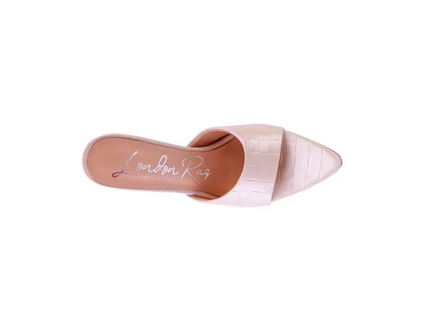 London Rag BOTTOMS UP Pointed High Heel Sandal