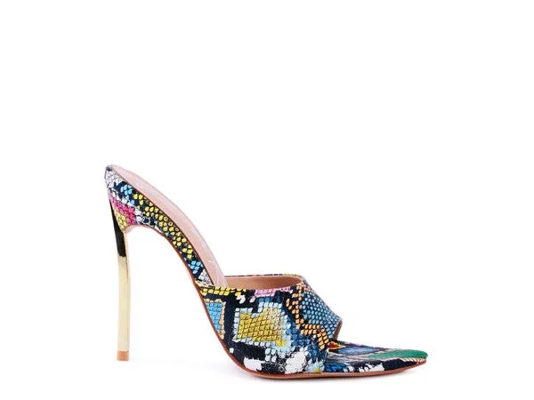 London Rag BOTTOMS UP Pointed High Heel Sandal