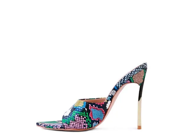London Rag BOTTOMS UP Pointed High Heel Sandal