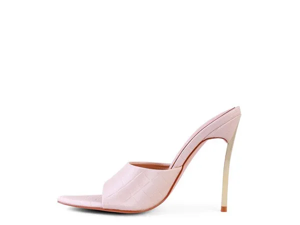 London Rag BOTTOMS UP Pointed High Heel Sandal