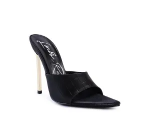 London Rag BOTTOMS UP Pointed High Heel Sandal