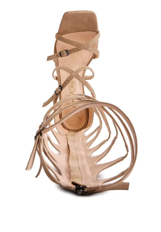 London Rag Gossip Strappy Stiletto Heels