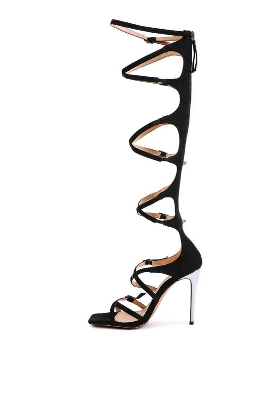 London Rag Gossip Strappy Stiletto Heels