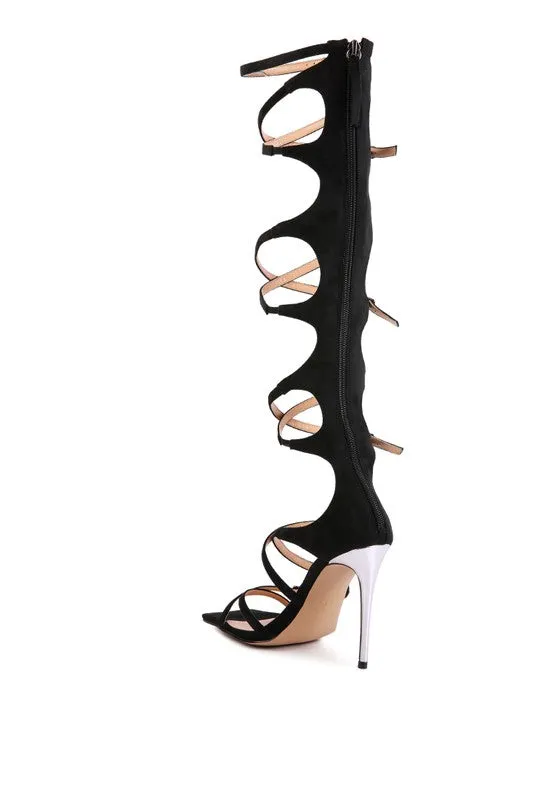 London Rag Gossip Strappy Stiletto Heels