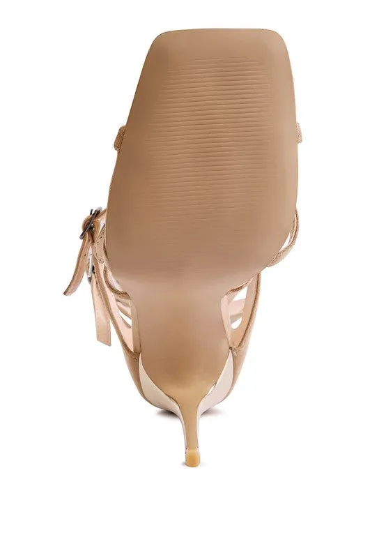 London Rag Gossip Strappy Stiletto Heels