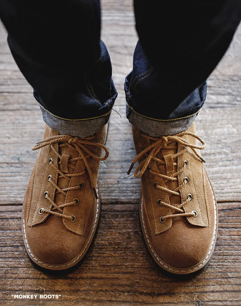 Low-Cut Retro British Style Short-Face Martin Casual Men's Boot