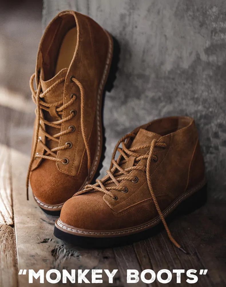 Low-Cut Retro British Style Short-Face Martin Casual Men's Boot