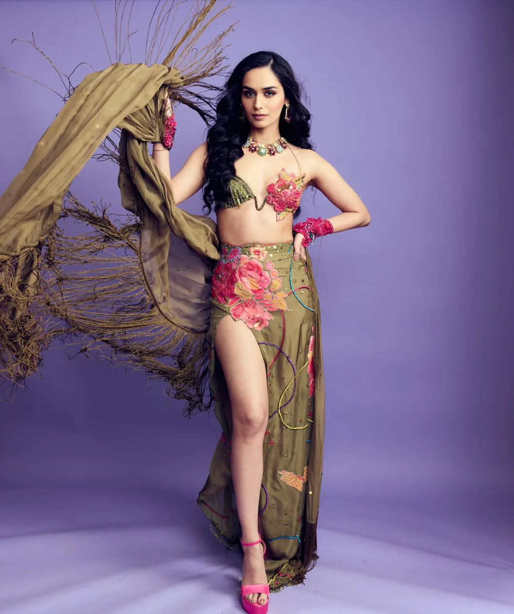 Manushi Chhillar in Mehbooba Set