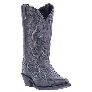 Men's Laredo Garrett Distressed Black Boots - 68407