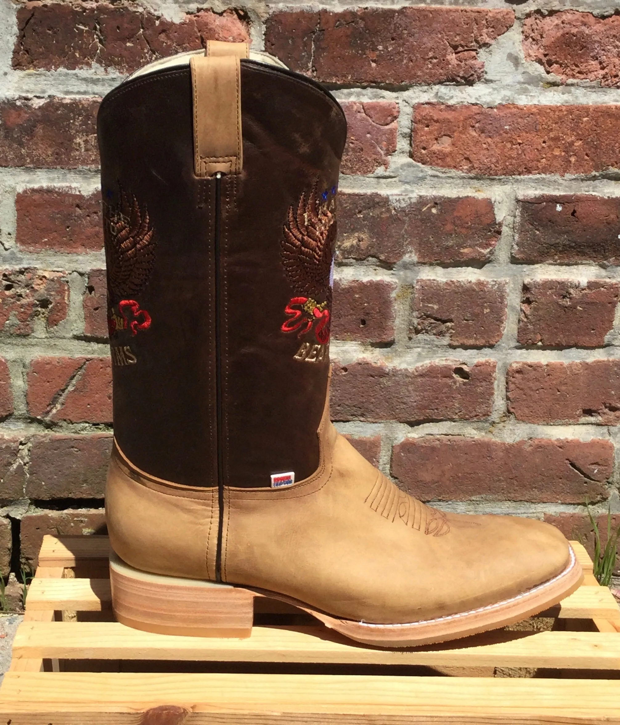 Men's Rockin Leather Right To Bear Arms Boot