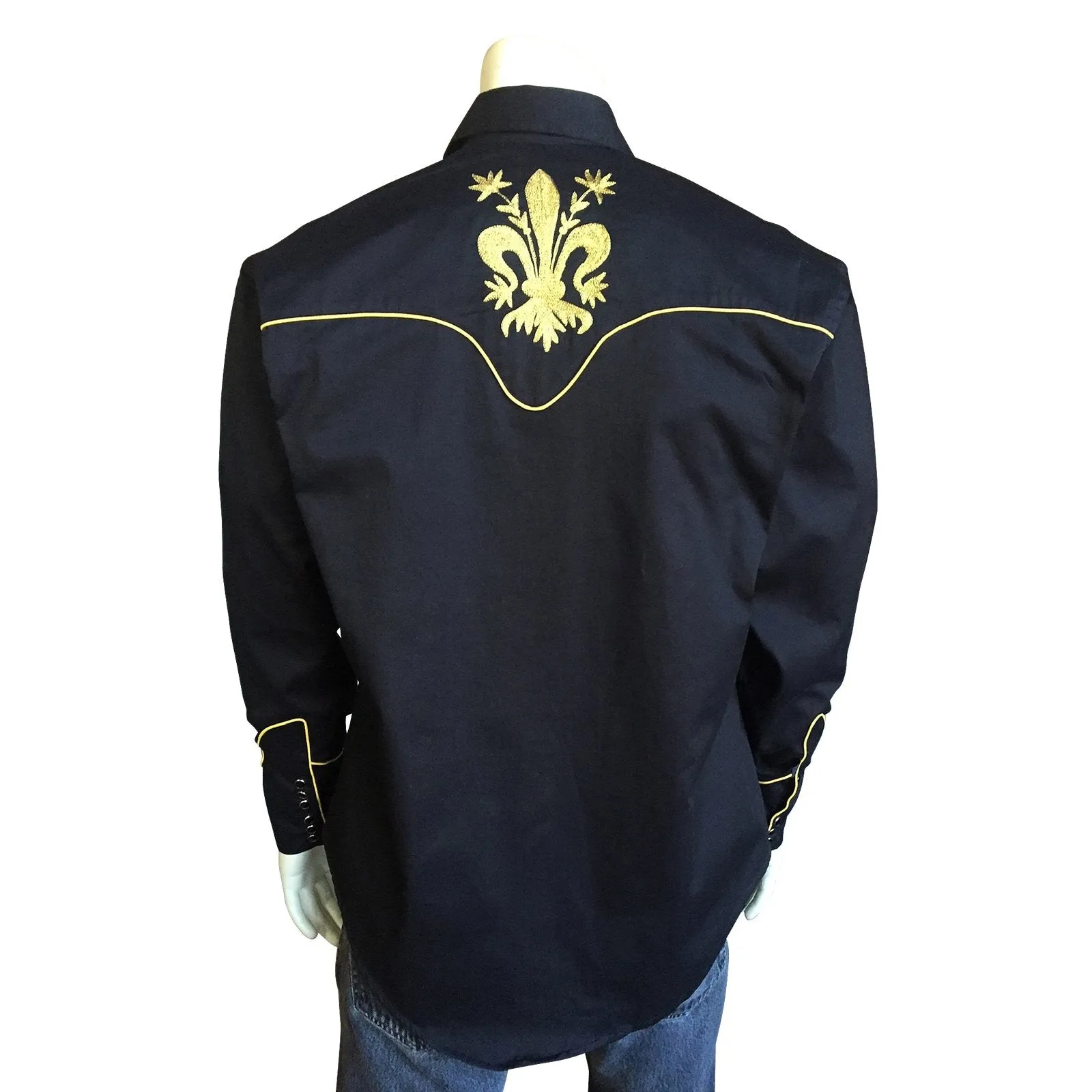 Men's Vintage Western Shirt Collection: Rockmount Fleur-de-Lis