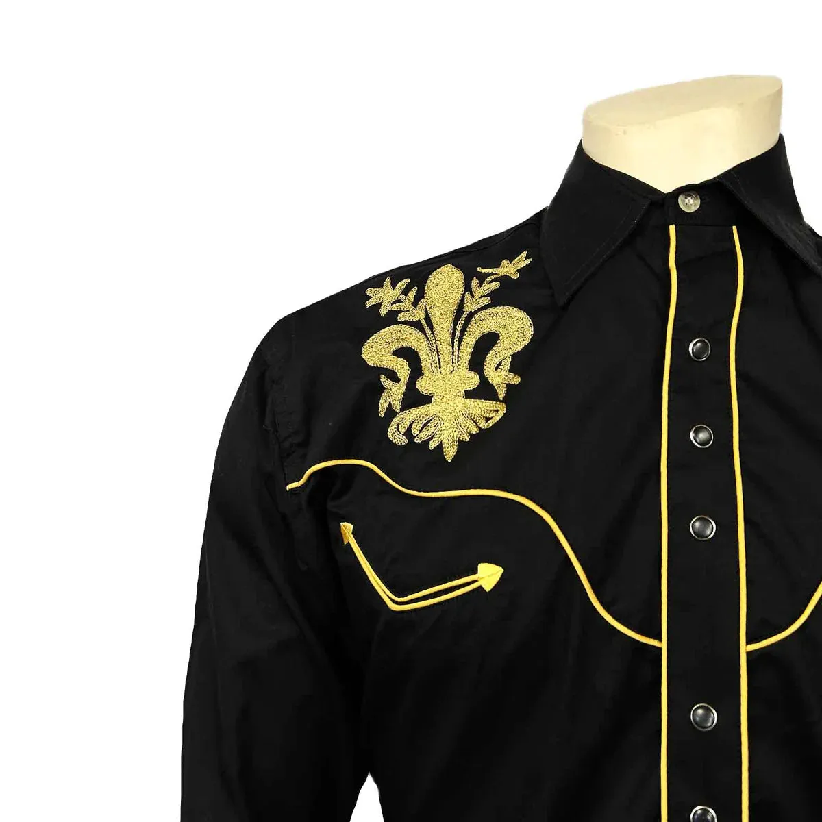 Men's Vintage Western Shirt Collection: Rockmount Fleur-de-Lis