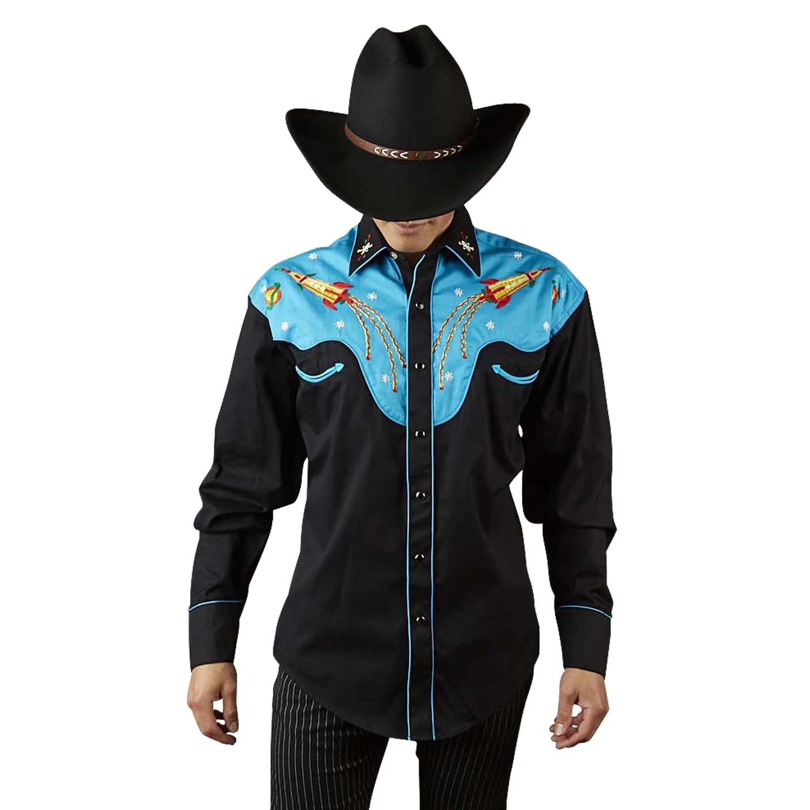 Men's Vintage Western Shirt Collection: Rockmount Space Cowboy