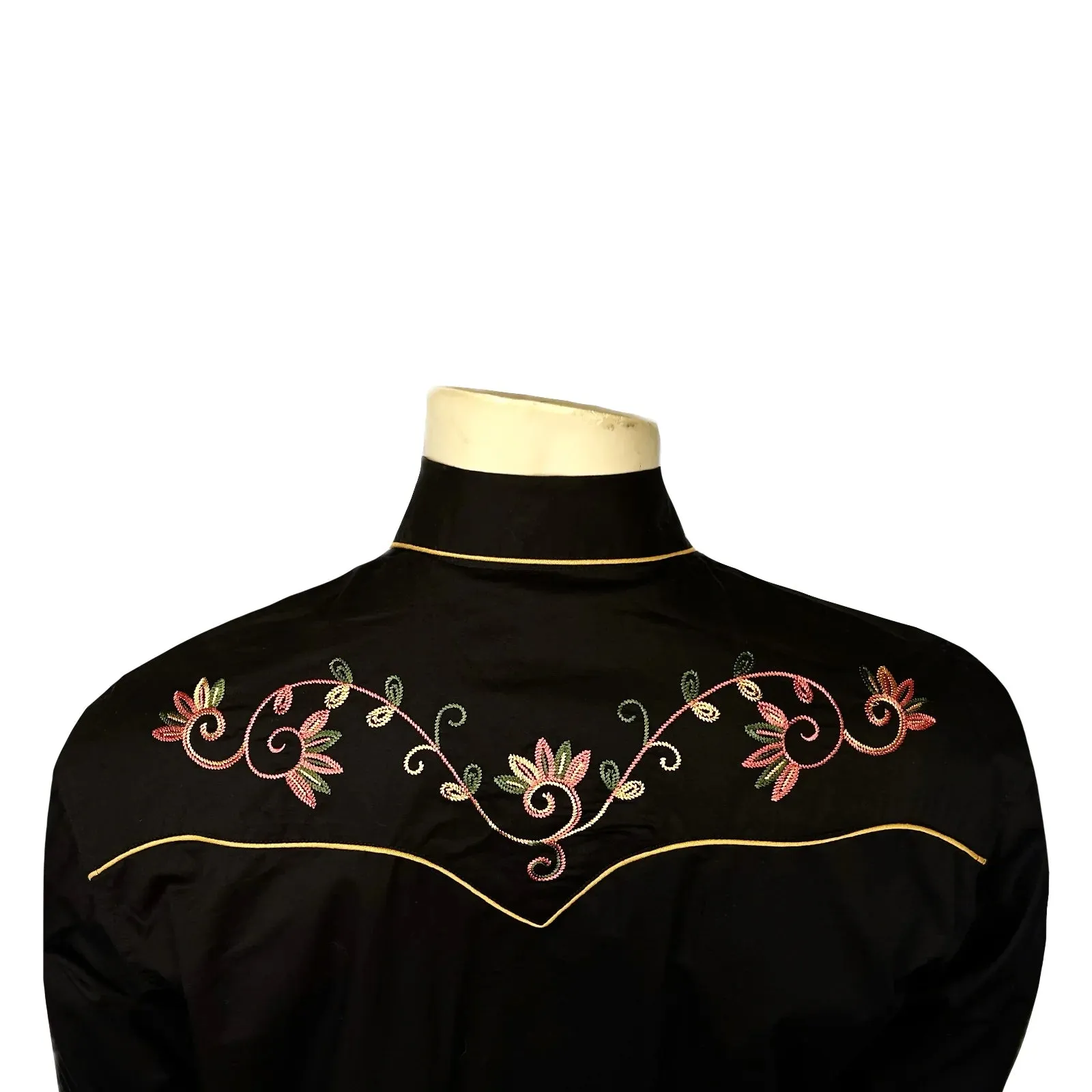 Men's Vintage Western Shirt Collection: Rockmount Variegated Floral