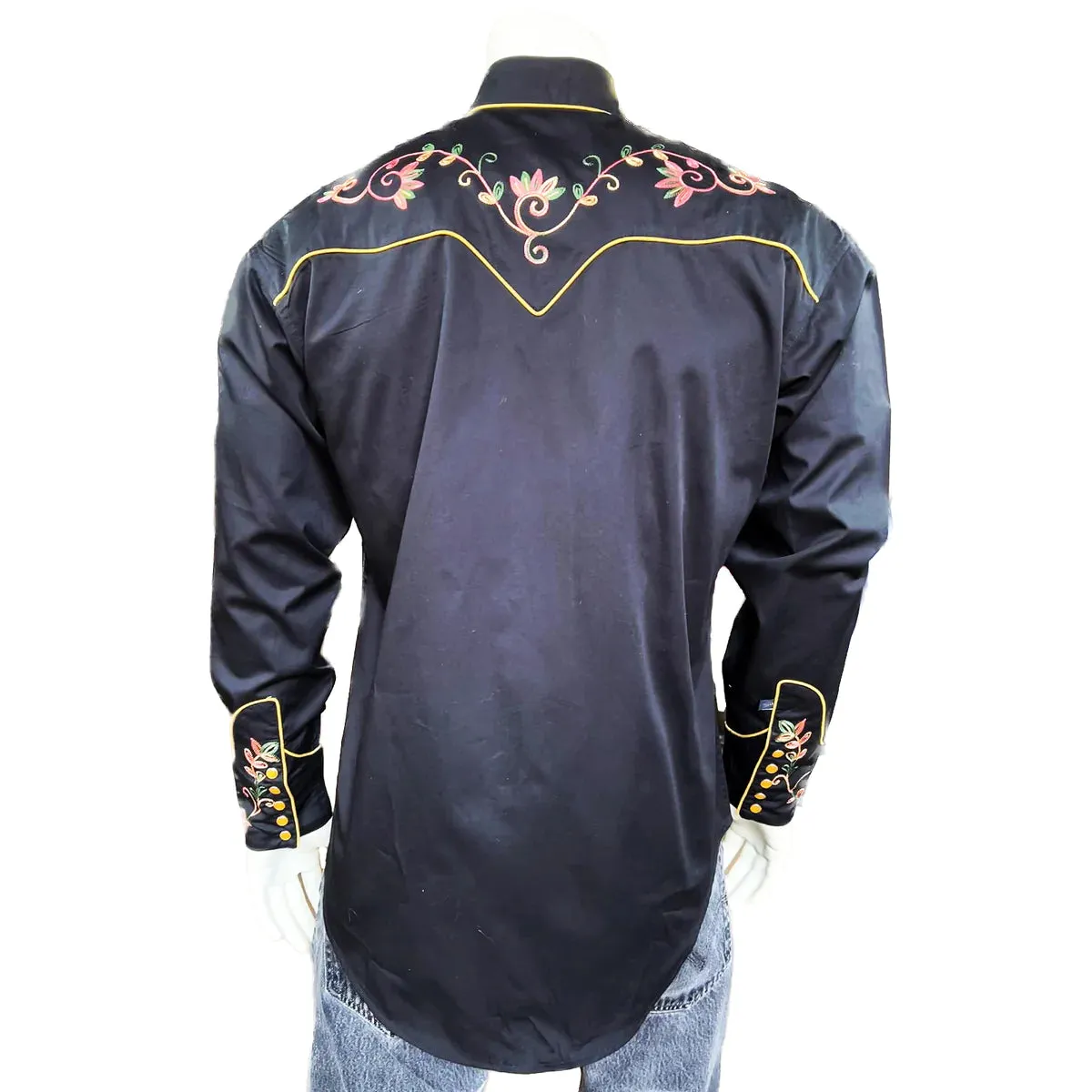 Men's Vintage Western Shirt Collection: Rockmount Variegated Floral