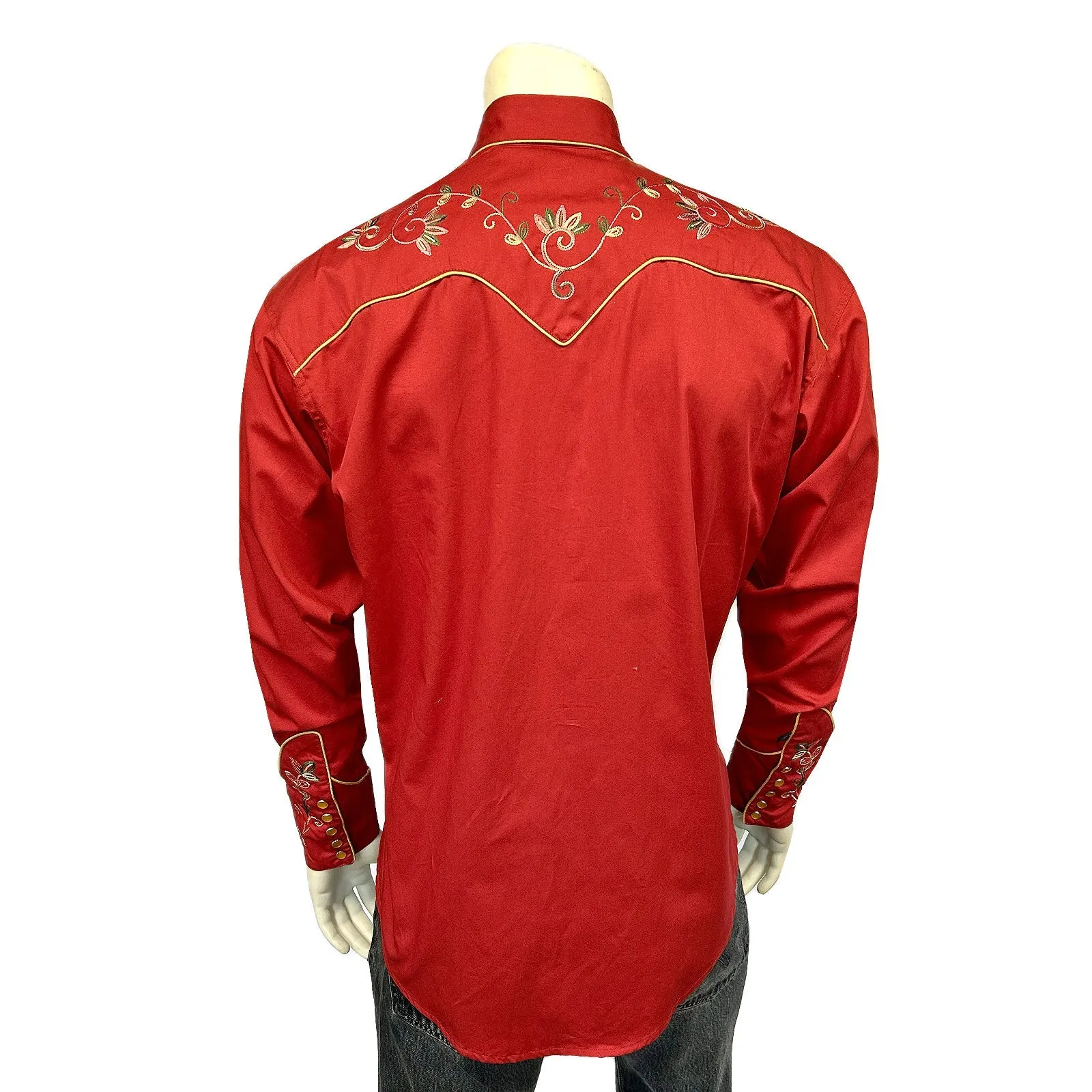 Men's Vintage Western Shirt Collection: Rockmount Variegated Floral