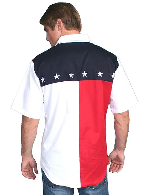 Men's Western Shirt Collection: Scully Patriot