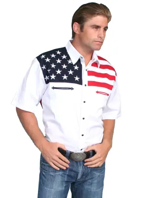 Men's Western Shirt Collection: Scully Patriot