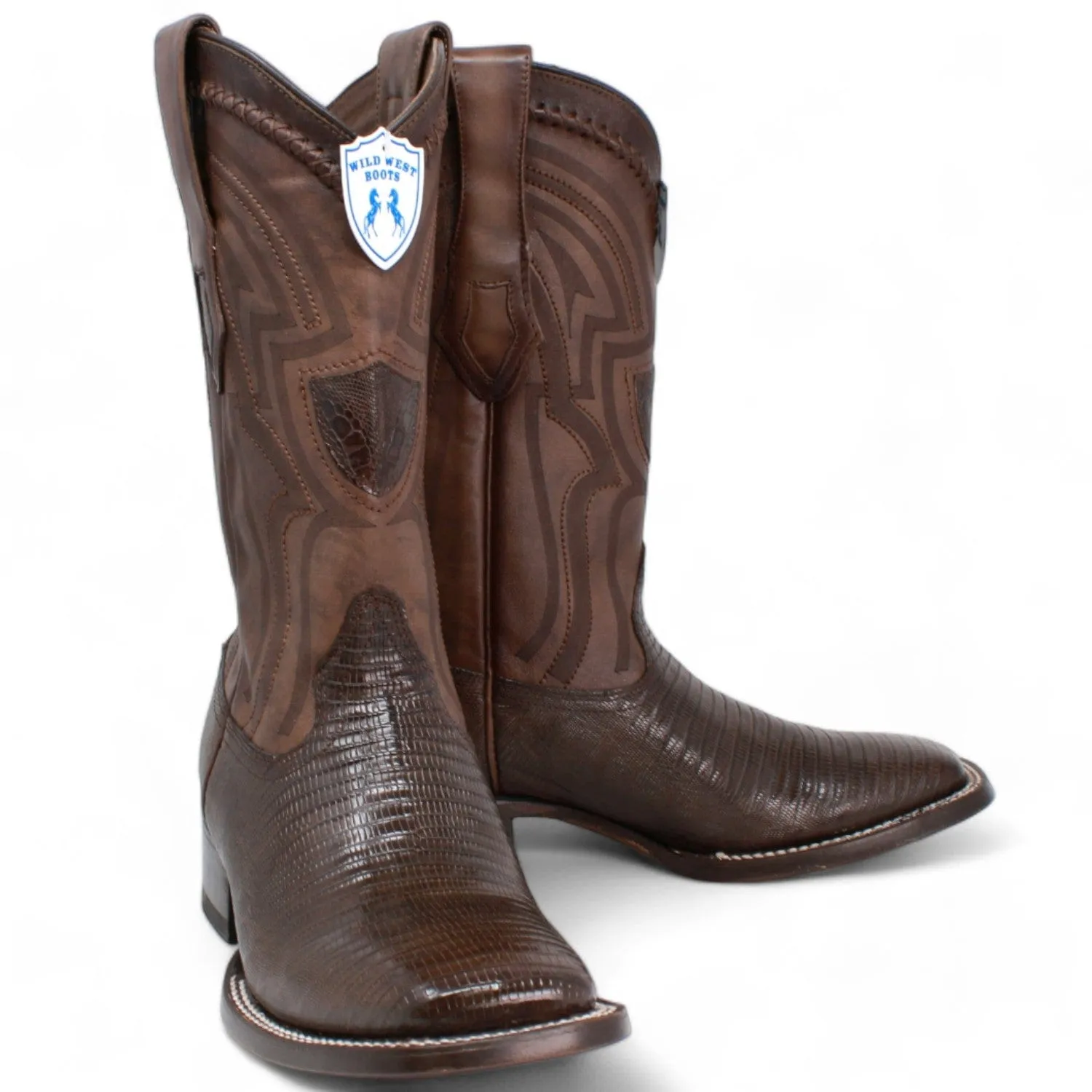 Men's Wild West Teju (Lizard) Ranch Toe Boots 2824L07