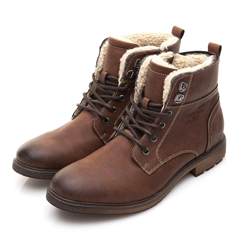 Men's Winter/Autumn High-Cut Fashion Motorcycle Boots