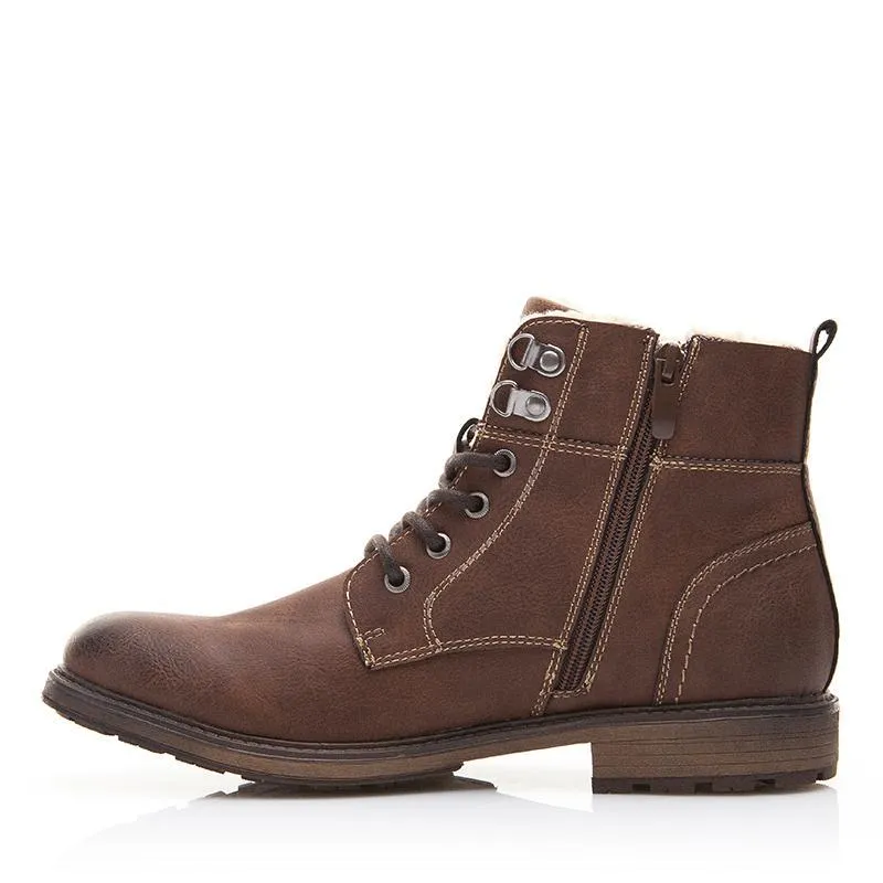 Men's Winter/Autumn High-Cut Fashion Motorcycle Boots