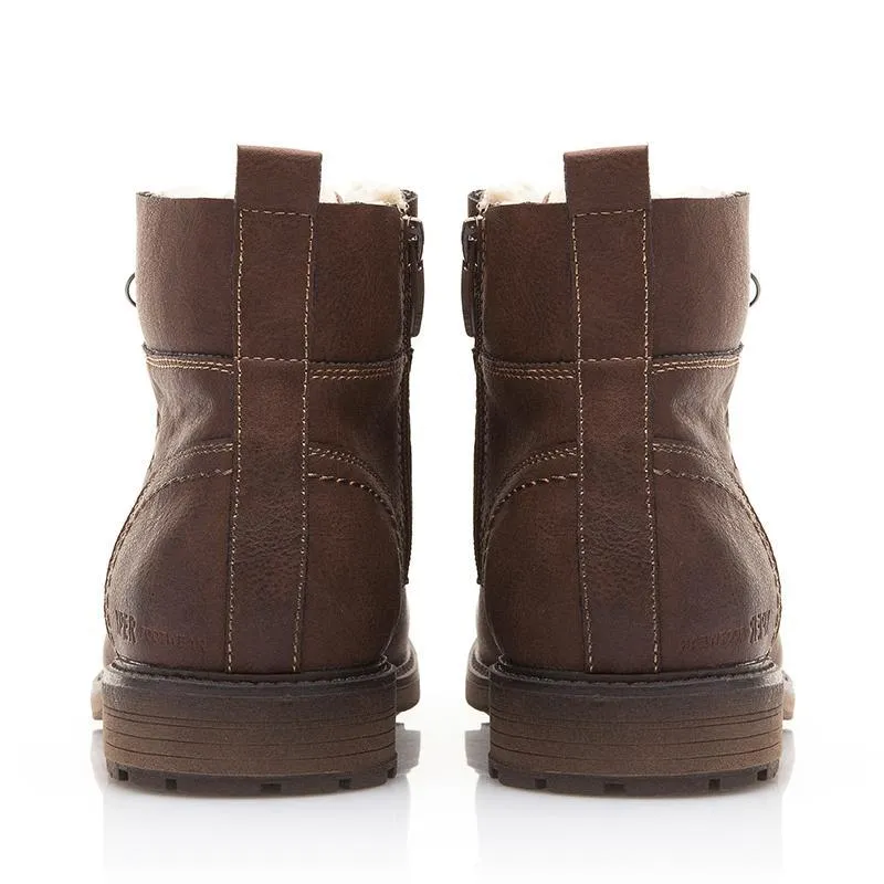 Men's Winter/Autumn High-Cut Fashion Motorcycle Boots