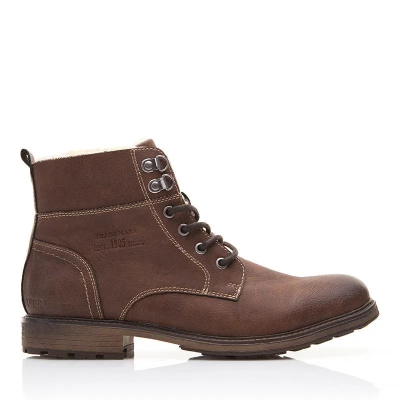 Men's Winter/Autumn High-Cut Fashion Motorcycle Boots