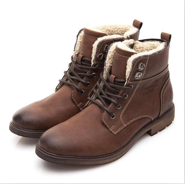 Men's Winter/Autumn High-Cut Fashion Motorcycle Boots