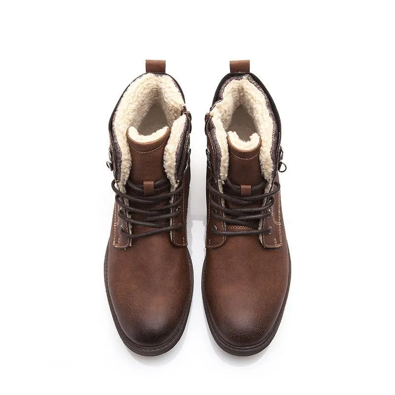 Men's Winter/Autumn High-Cut Fashion Motorcycle Boots