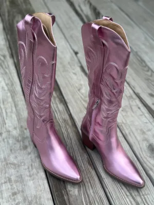 Metallic Cowboy Boots