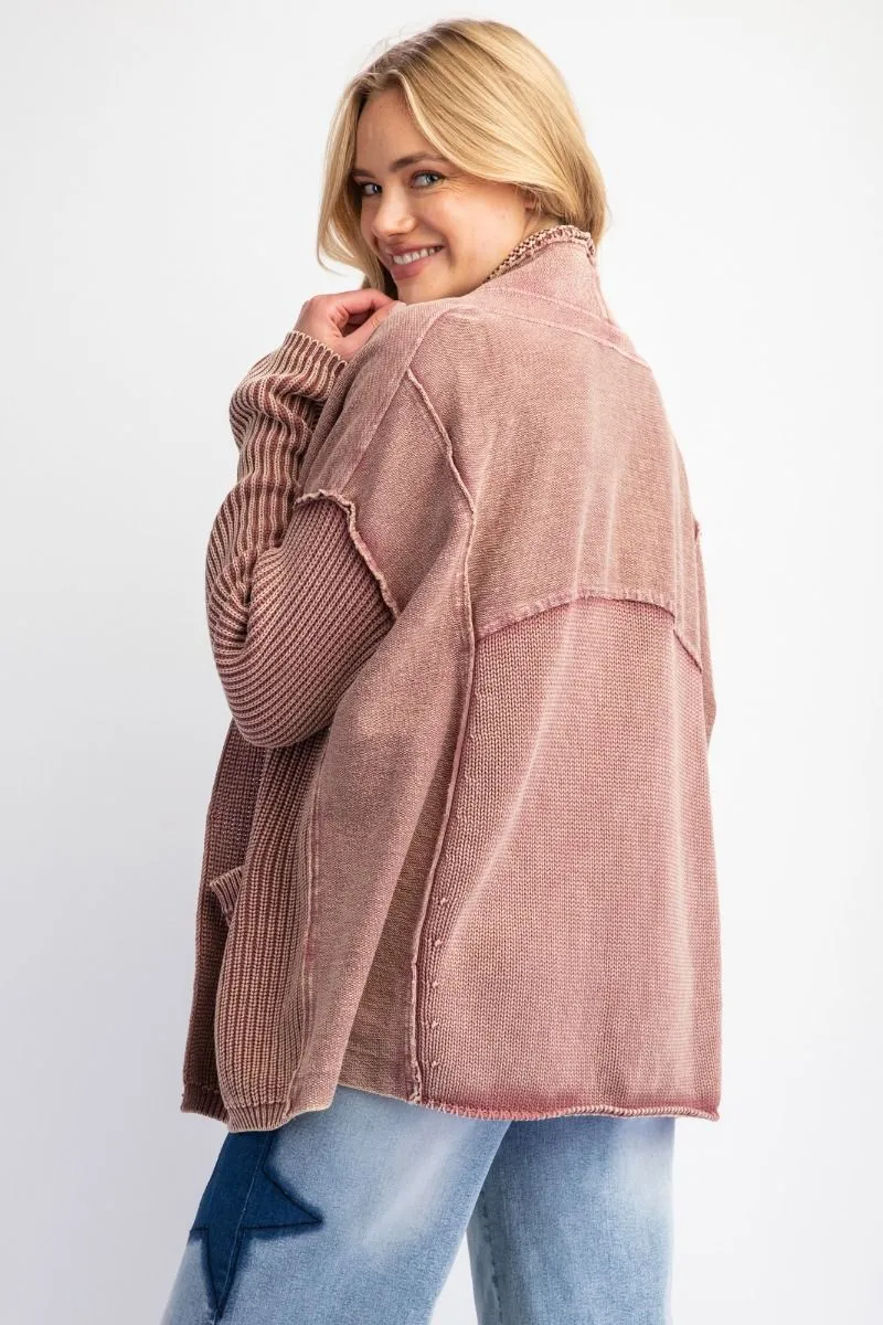 Mineral Wash Cardigan
